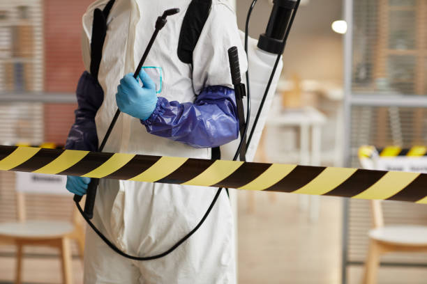 Professional Biohazard technician working in Ozark, AR